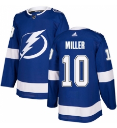 Men's Adidas Tampa Bay Lightning #10 J.T. Miller Authentic Royal Blue Home NHL Jersey Men's Adidas Tampa Bay Lightning #10 J.T. Miller Authentic Royal Blue Home NHL Jersey