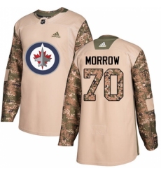 Men's Adidas Winnipeg Jets #70 Joe Morrow Authentic Camo Veterans Day Practice NHL Jersey Men's Adidas Winnipeg Jets #70 Joe Morrow Authentic Camo Veterans Day Practice NHL Jersey
