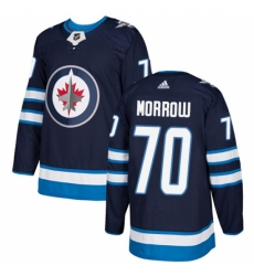 Men's Adidas Winnipeg Jets #70 Joe Morrow Authentic Navy Blue Home NHL Jersey Men's Adidas Winnipeg Jets #70 Joe Morrow Authentic Navy Blue Home NHL Jersey