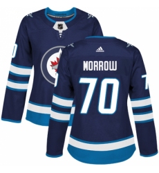 Women's Adidas Winnipeg Jets #70 Joe Morrow Authentic Navy Blue Home NHL Jersey Women's Adidas Winnipeg Jets #70 Joe Morrow Authentic Navy Blue Home NHL Jersey