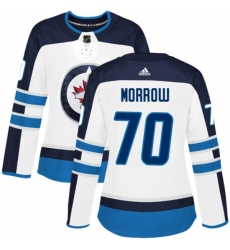 Women's Adidas Winnipeg Jets #70 Joe Morrow Authentic White Away NHL Jersey Women's Adidas Winnipeg Jets #70 Joe Morrow Authentic White Away NHL Jersey
