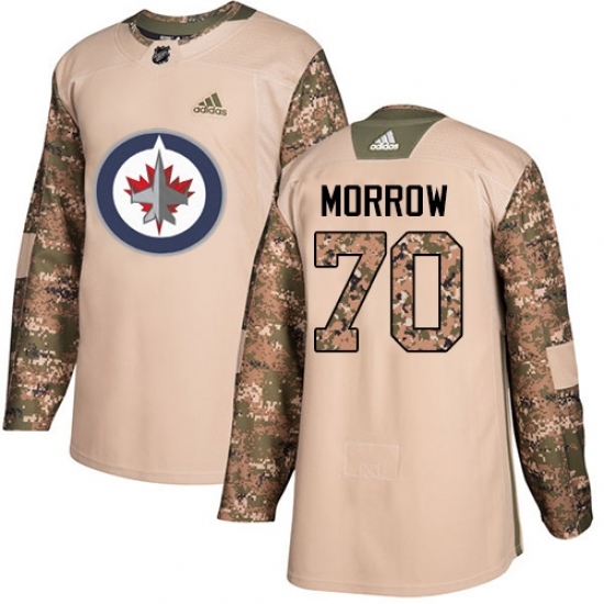 Youth Adidas Winnipeg Jets #70 Joe Morrow Authentic Camo Veterans Day Practice NHL Jersey Youth Adidas Winnipeg Jets #70 Joe Morrow Authentic Camo Veterans Day Practice NHL Jersey