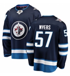 Men's Winnipeg Jets #57 Tyler Myers Fanatics Branded Navy Blue Home Breakaway NHL Jersey