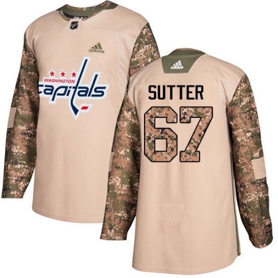 Youth Adidas Washington Capitals #67 Riley Sutter Authentic Camo Veterans Day Practice NHL Jersey Youth Adidas Washington Capitals #67 Riley Sutter Authentic Camo Veterans Day Practice NHL Jersey