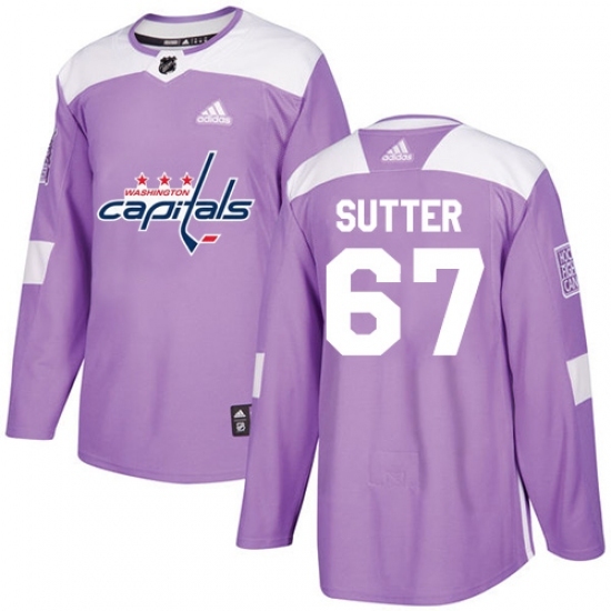 Youth Adidas Washington Capitals #67 Riley Sutter Authentic Purple Fights Cancer Practice NHL Jersey Youth Adidas Washington Capitals #67 Riley Sutter Authentic Purple Fights Cancer Practice NHL Jersey