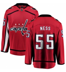 Men's Washington Capitals #55 Aaron Ness Fanatics Branded Red Home Breakaway NHL Jersey