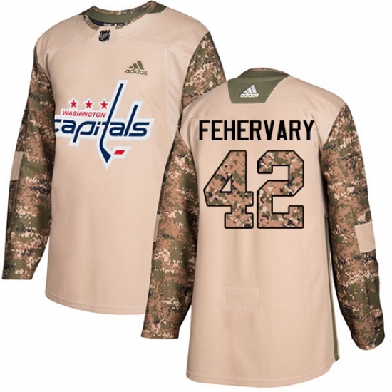 Youth Adidas Washington Capitals #42 Martin Fehervary Authentic Camo Veterans Day Practice NHL Jersey Youth Adidas Washington Capitals #42 Martin Fehervary Authentic Camo Veterans Day Practice NHL Jersey