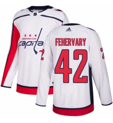 Youth Adidas Washington Capitals #42 Martin Fehervary Authentic White Away NHL Jersey Youth Adidas Washington Capitals #42 Martin Fehervary Authentic White Away NHL Jersey