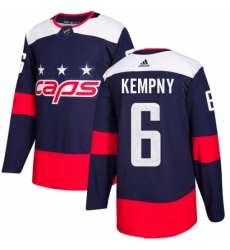 Men's Adidas Washington Capitals #6 Michal Kempny Authentic Navy Blue 2018 Stadium Series NHL Jersey Men's Adidas Washington Capitals #6 Michal Kempny Authentic Navy Blue 2018 Stadium Series NHL Jersey