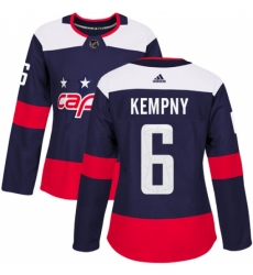 Women's Adidas Washington Capitals #6 Michal Kempny Authentic Navy Blue 2018 Stadium Series NHL Jersey Women's Adidas Washington Capitals #6 Michal Kempny Authentic Navy Blue 2018 Stadium Series NHL Jersey