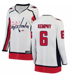 Women's Washington Capitals #6 Michal Kempny Fanatics Branded White Away Breakaway NHL Jersey Women's Washington Capitals #6 Michal Kempny Fanatics Branded White Away Breakaway NHL Jersey