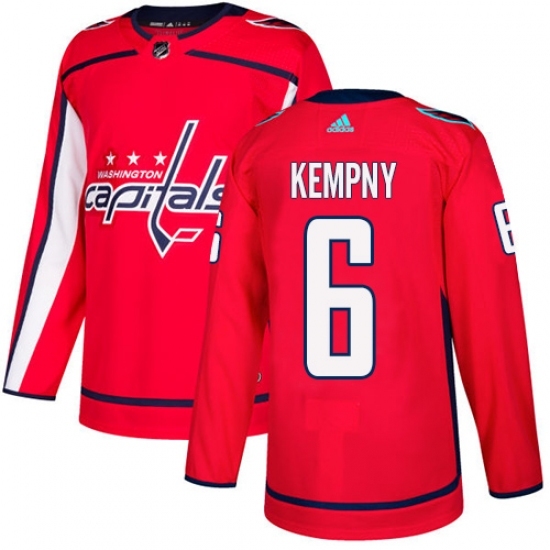 Youth Adidas Washington Capitals #6 Michal Kempny Premier Red Home NHL Jersey Youth Adidas Washington Capitals #6 Michal Kempny Premier Red Home NHL Jersey