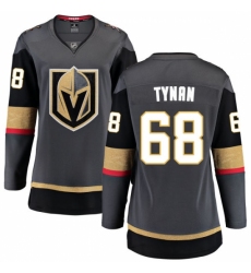 Women's Vegas Golden Knights #68 T.J. Tynan Authentic Black Home Fanatics Branded Breakaway NHL Jersey