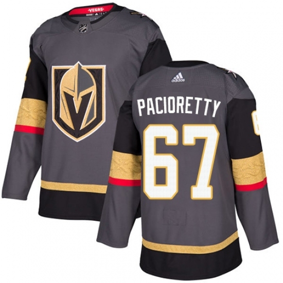 Youth Adidas Vegas Golden Knights #67 Max Pacioretty Authentic Gray Home NHL Jersey Youth Adidas Vegas Golden Knights #67 Max Pacioretty Authentic Gray Home NHL Jersey