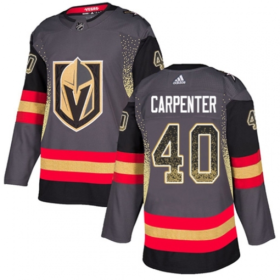 Men's Adidas Vegas Golden Knights #40 Ryan Carpenter Authentic Black Drift Fashion NHL Jersey Men's Adidas Vegas Golden Knights #40 Ryan Carpenter Authentic Black Drift Fashion NHL Jersey