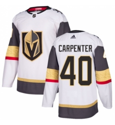 Youth Adidas Vegas Golden Knights #40 Ryan Carpenter Authentic White Away NHL Jersey Youth Adidas Vegas Golden Knights #40 Ryan Carpenter Authentic White Away NHL Jersey
