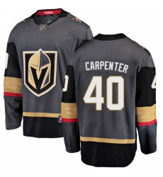 Youth Vegas Golden Knights #40 Ryan Carpenter Authentic Black Home Fanatics Branded Breakaway NHL Jersey Youth Vegas Golden Knights #40 Ryan Carpenter Authentic Black Home Fanatics Branded Breakaway NHL Jersey