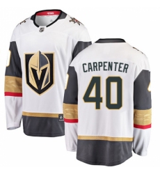Youth Vegas Golden Knights #40 Ryan Carpenter Authentic White Away Fanatics Branded Breakaway NHL Jersey Youth Vegas Golden Knights #40 Ryan Carpenter Authentic White Away Fanatics Branded Breakaway NHL Jersey