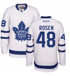 Youth Reebok Toronto Maple Leafs #48 Calle Rosen Authentic White Away NHL Jersey