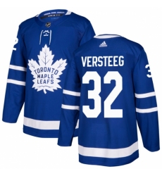 Men's Adidas Toronto Maple Leafs #32 Kris Versteeg Authentic Royal Blue Home NHL Jersey