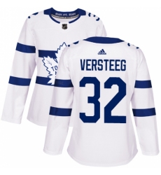 Women's Adidas Toronto Maple Leafs #32 Kris Versteeg Authentic White 2018 Stadium Series NHL Jersey