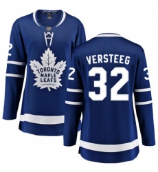 Women's Toronto Maple Leafs #32 Kris Versteeg Fanatics Branded Royal Blue Home Breakaway NHL Jersey