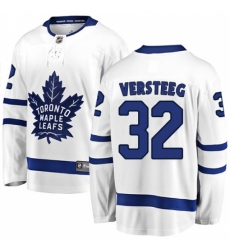 Youth Toronto Maple Leafs #32 Kris Versteeg Fanatics Branded White Away Breakaway NHL Jersey