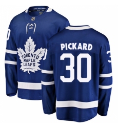 Youth Toronto Maple Leafs #30 Calvin Pickard Authentic Royal Blue Home Fanatics Branded Breakaway NHL Jersey