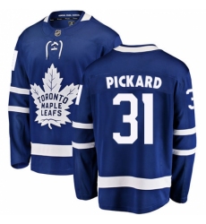 Youth Toronto Maple Leafs #31 Calvin Pickard Fanatics Branded Royal Blue Home Breakaway NHL Jersey