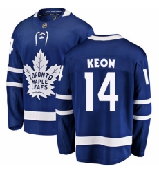Youth Toronto Maple Leafs #14 Dave Keon Fanatics Branded Royal Blue Home Breakaway NHL Jersey