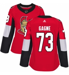Women's Adidas Ottawa Senators #73 Gabriel Gagne Premier Red Home NHL Jersey Women's Adidas Ottawa Senators #73 Gabriel Gagne Premier Red Home NHL Jersey