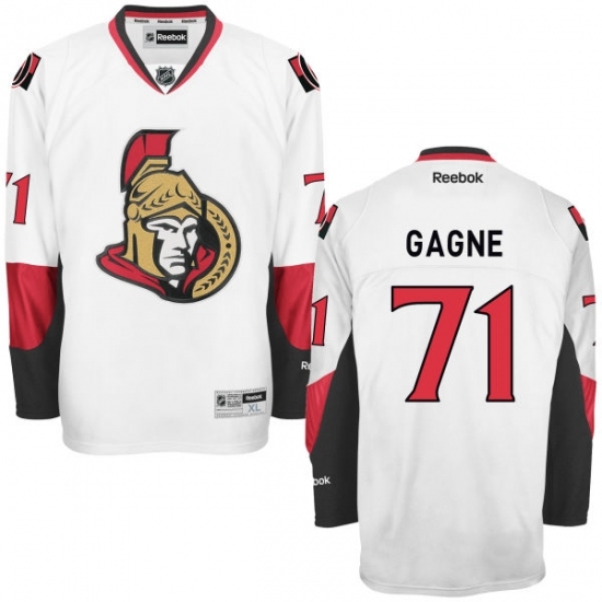 Youth Reebok Ottawa Senators #71 Gabriel Gagne Authentic White Away NHL Jersey Youth Reebok Ottawa Senators #71 Gabriel Gagne Authentic White Away NHL Jersey