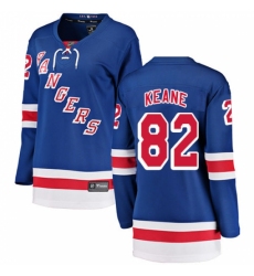 Women's New York Rangers #82 Joey Keane Fanatics Branded Royal Blue Home Breakaway NHL Jersey Women's New York Rangers #82 Joey Keane Fanatics Branded Royal Blue Home Breakaway NHL Jersey