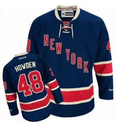 Men's Reebok New York Rangers #48 Brett Howden Authentic Navy Blue Third NHL Jersey Men's Reebok New York Rangers #48 Brett Howden Authentic Navy Blue Third NHL Jersey