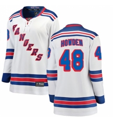 Women's New York Rangers #48 Brett Howden Fanatics Branded White Away Breakaway NHL Jersey Women's New York Rangers #48 Brett Howden Fanatics Branded White Away Breakaway NHL Jersey