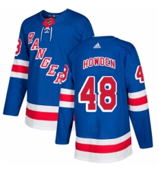 Youth Adidas New York Rangers #48 Brett Howden Premier Royal Blue Home NHL Jersey Youth Adidas New York Rangers #48 Brett Howden Premier Royal Blue Home NHL Jersey