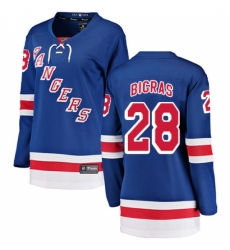 Women's New York Rangers #28 Chris Bigras Fanatics Branded Royal Blue Home Breakaway NHL Jersey Women's New York Rangers #28 Chris Bigras Fanatics Branded Royal Blue Home Breakaway NHL Jersey