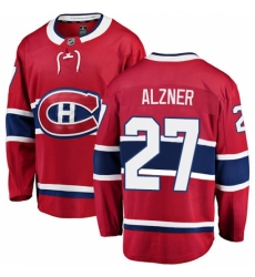 Men's Montreal Canadiens #27 Karl Alzner Authentic Red Home Fanatics Branded Breakaway NHL Jersey Men's Montreal Canadiens #27 Karl Alzner Authentic Red Home Fanatics Branded Breakaway NHL Jersey