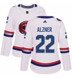 Women's Adidas Montreal Canadiens #22 Karl Alzner Authentic White 2017 100 Classic NHL Jersey Women's Adidas Montreal Canadiens #22 Karl Alzner Authentic White 2017 100 Classic NHL Jersey