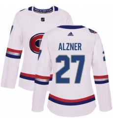 Women's Adidas Montreal Canadiens #27 Karl Alzner Authentic White 2017 100 Classic NHL Jersey Women's Adidas Montreal Canadiens #27 Karl Alzner Authentic White 2017 100 Classic NHL Jersey