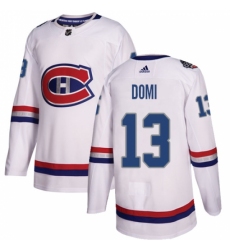 Youth Adidas Montreal Canadiens #13 Max Domi Authentic White 2017 100 Classic NHL Jersey Youth Adidas Montreal Canadiens #13 Max Domi Authentic White 2017 100 Classic NHL Jersey