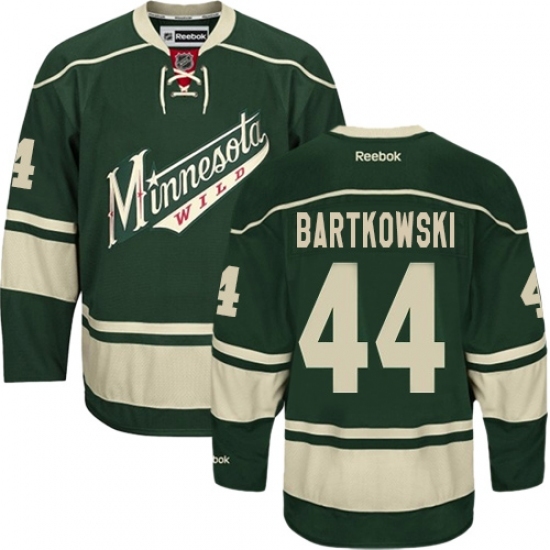Youth Reebok Minnesota Wild #44 Matt Bartkowski Premier Green Third NHL Jersey Youth Reebok Minnesota Wild #44 Matt Bartkowski Premier Green Third NHL Jersey