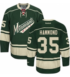 Men's Reebok Minnesota Wild #35 Andrew Hammond Premier Green Third NHL Jersey Men's Reebok Minnesota Wild #35 Andrew Hammond Premier Green Third NHL Jersey
