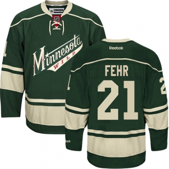 Women's Reebok Minnesota Wild #21 Eric Fehr Premier Green Third NHL Jersey Women's Reebok Minnesota Wild #21 Eric Fehr Premier Green Third NHL Jersey