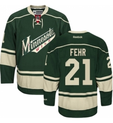 Youth Reebok Minnesota Wild #21 Eric Fehr Authentic Green Third NHL Jersey Youth Reebok Minnesota Wild #21 Eric Fehr Authentic Green Third NHL Jersey