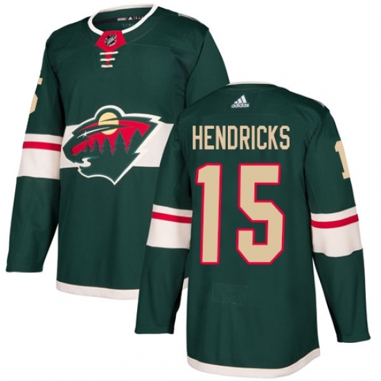 Youth Adidas Minnesota Wild #15 Matt Hendricks Premier Green Home NHL Jersey Youth Adidas Minnesota Wild #15 Matt Hendricks Premier Green Home NHL Jersey