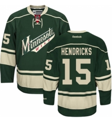 Youth Reebok Minnesota Wild #15 Matt Hendricks Premier Green Third NHL Jersey Youth Reebok Minnesota Wild #15 Matt Hendricks Premier Green Third NHL Jersey