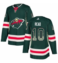 Men's Adidas Minnesota Wild #10 Matt Read Authentic Green Drift Fashion NHL Jersey Men's Adidas Minnesota Wild #10 Matt Read Authentic Green Drift Fashion NHL Jersey