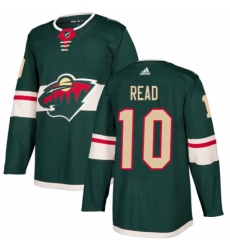 Men's Adidas Minnesota Wild #10 Matt Read Authentic Green Home NHL Jersey Men's Adidas Minnesota Wild #10 Matt Read Authentic Green Home NHL Jersey
