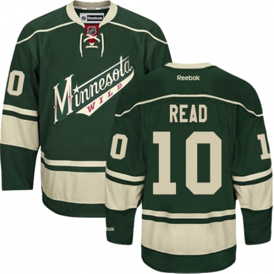 Men's Reebok Minnesota Wild #10 Matt Read Premier Green Third NHL Jersey Men's Reebok Minnesota Wild #10 Matt Read Premier Green Third NHL Jersey
